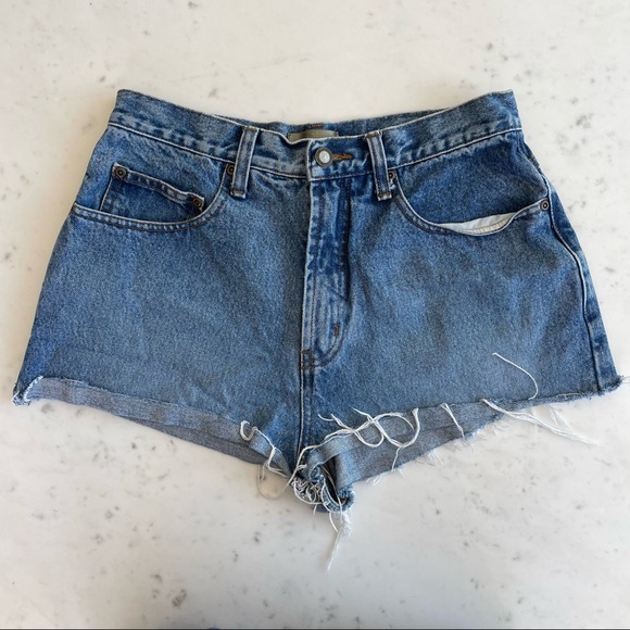 The Territory Ahead Pants - The Territory Ahead Cut-Off High Rise Denim Daisy Duke Style Shorts